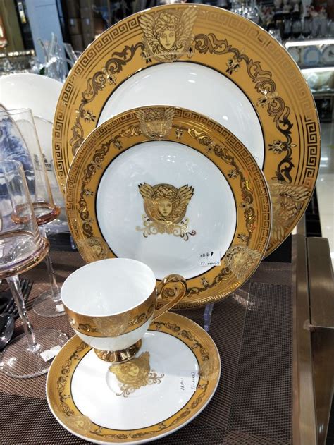 versace dining table price|gianni Versace dinner plate set.